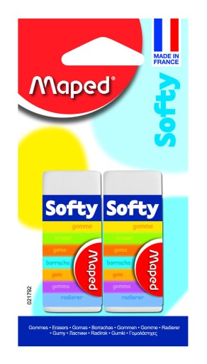 MAPED SOFTY ERASER 2 KUS BLISTER