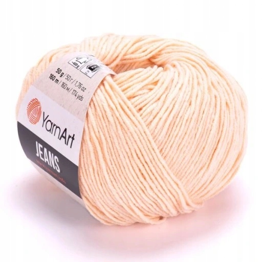YarnArt Jeans 73 Losos Broskyňová priadza 50g/160m BAVLNA AKRYL.