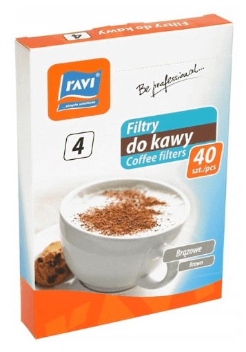 Kávové filtre 4 40 ks do prekvapkávacích kávovarov