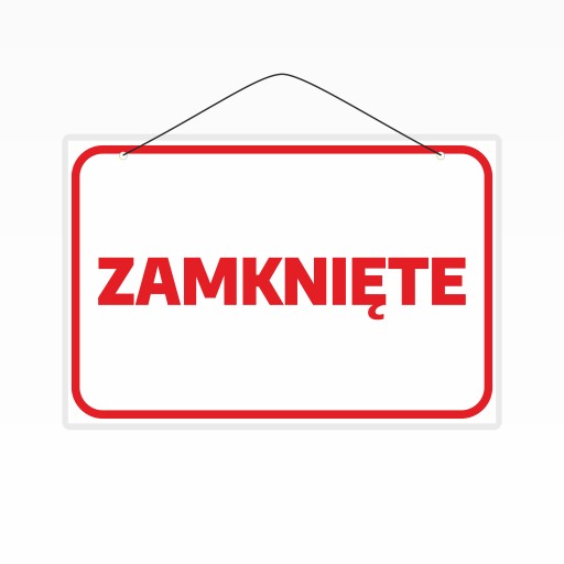 Laminovaný nápis A5 OTVORENÉ / ZATVORENÉ