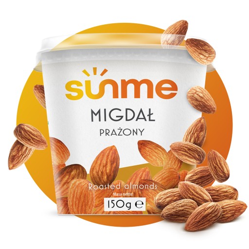 Pražený neblanšírovaný celý mandľový SNACK 150 g