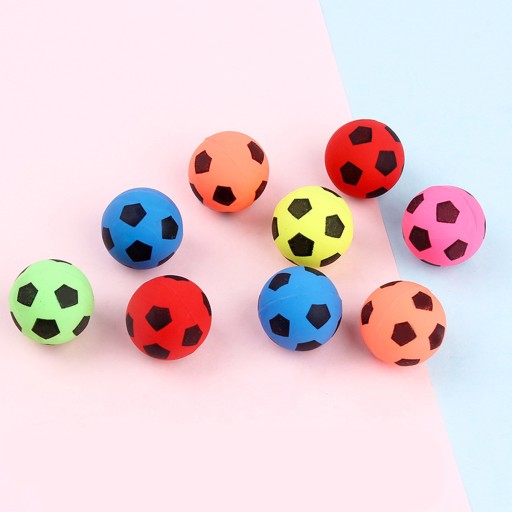 10x LOPTY LOPTY GUMOVÉ LOPTY SKOKÁ ZMYSELNÉ FUTBALOVÉ LOPTY 27mm