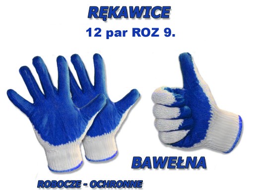 WAMPIRKI ochranné pracovné rukavice 9 12 párov