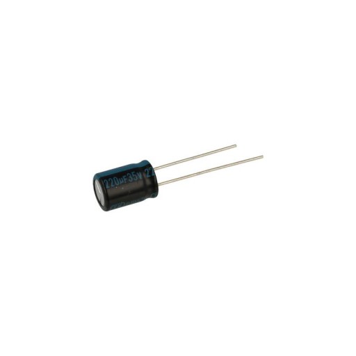 Kondenzátor 220uF/35V elektrolyt 105°C / 220/35
