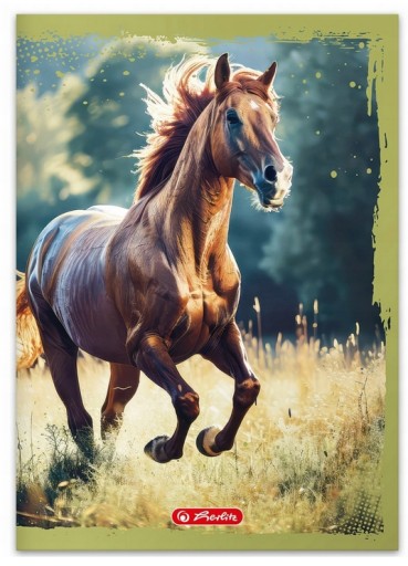 NOTEBOOK A4 32K 3 RIADKY CZER HERLITZ ANIMALS WZ 3