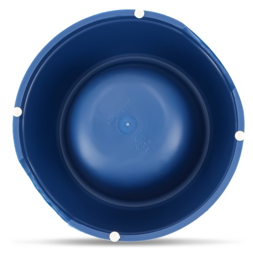 Plastová miska pre psov M, 0,6L, námornícka modrá, priem 19 cm,