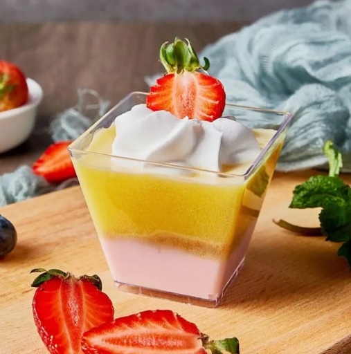 Dezertné poháre Nádoba na predjedlá FINGERFOOD snacks 50ml 50ks