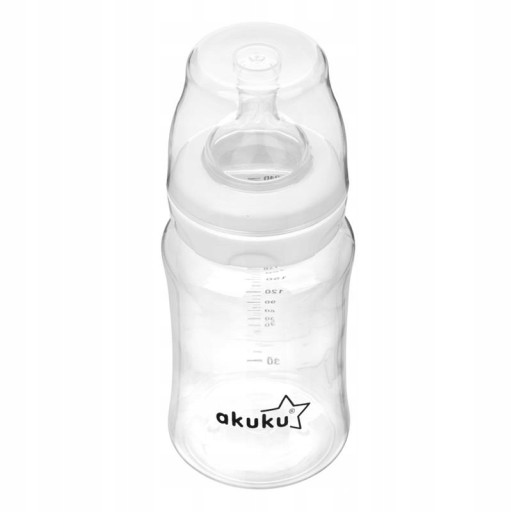 AKUKU ŠIROKÉ ANTIKOLICKÉ FĽAŠE, cumlík 240ml 0m