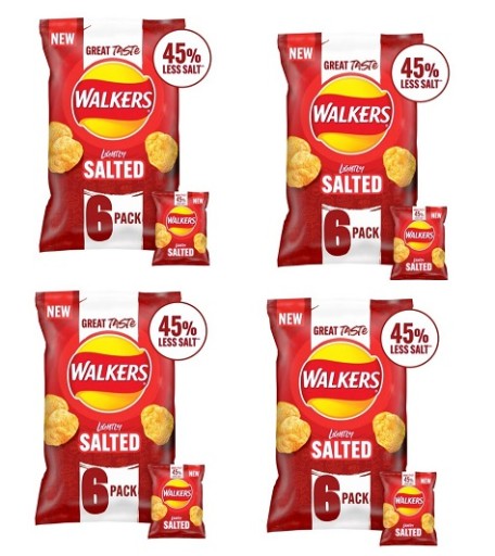 1x 150g WALKERS Lays Salted Potato Crisps UK