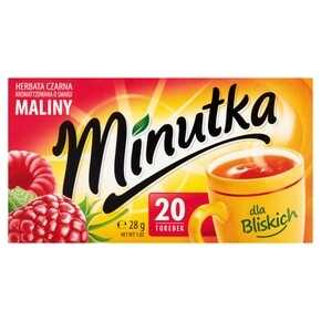 MINUTKA MALINOVÝ ČAJ EXPRES 20 VRECKOV