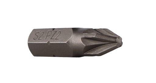 PZ2 skrutkovacie bity 25mm 10 ks magnetické Klimas