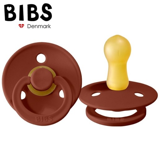 BIBS Gumový upokojujúci cumlík S Rust