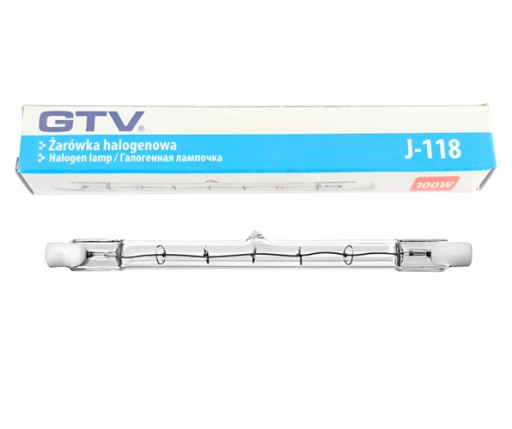HALOGÉNOVÉ VLÁKNO 118mm 100W R7s HALOGÉNOVÉ HALOGOVÉ