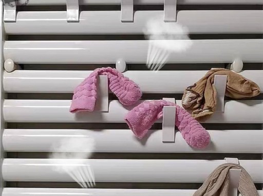 2 x Háčik na radiátor Vešiak na uteráky do kúpeľne - OBOJSTRANNÉ 2 farby