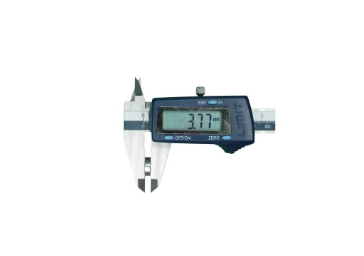Neodymový magnet 12x3,75mm okrúhly pevný 5 kusov