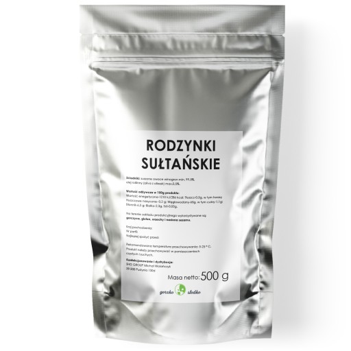 RAISINS SULTANAS lahodné čerstvé sultánky! 500 g