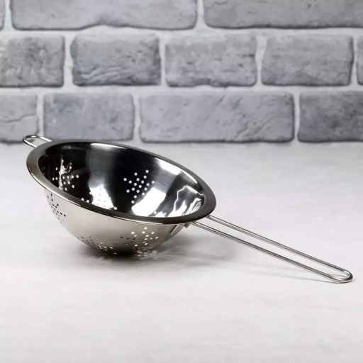 Oceľové sitko, kuchynský cedník, cedník, 22 cm