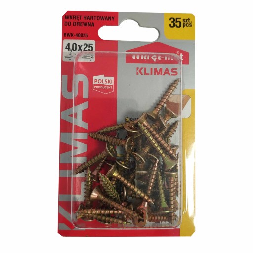 SKRUTKY DO DREVENÉHO NÁBYTKU SKRUTKY MET 4,0x25 mm 35 ks