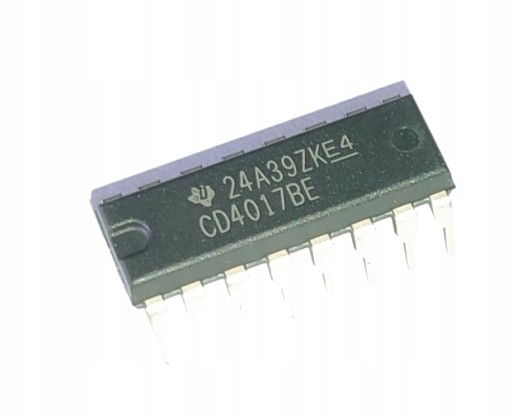 HEF4017BE CD4017BE 4017 DIP-16 Originál TI