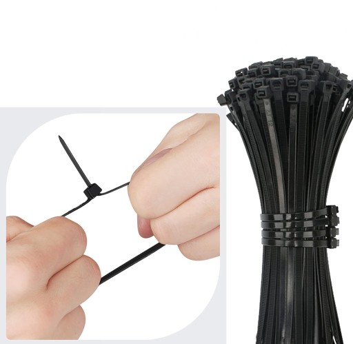 Sťahovacie pásky Sťahovacie pásky Black Strong 4,8X300mm 100ks