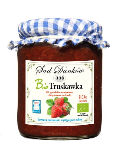 JAHODA 80% BIO 260 g - SAD DANKÓW