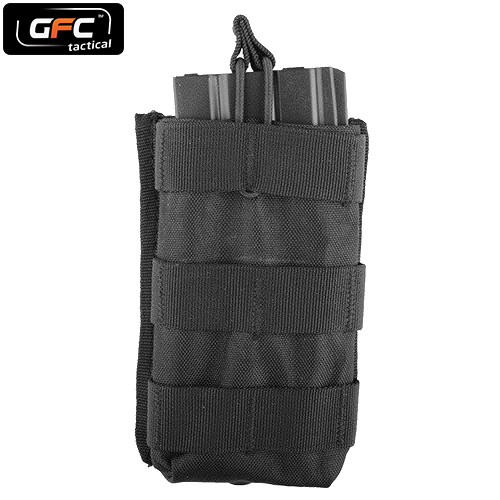 AK M4 G36 GFC MOLLE MAGAZINE POUCH, ČIERNA