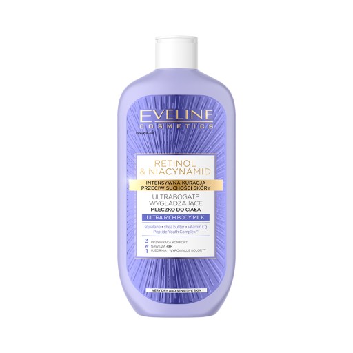 Eveline Cosmetics Retinol a niacinamidové mlieko
