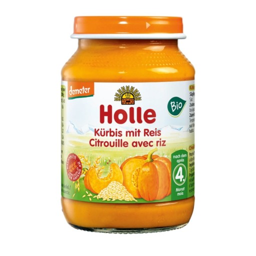 Holle Tekvica s ryžou eko 190g