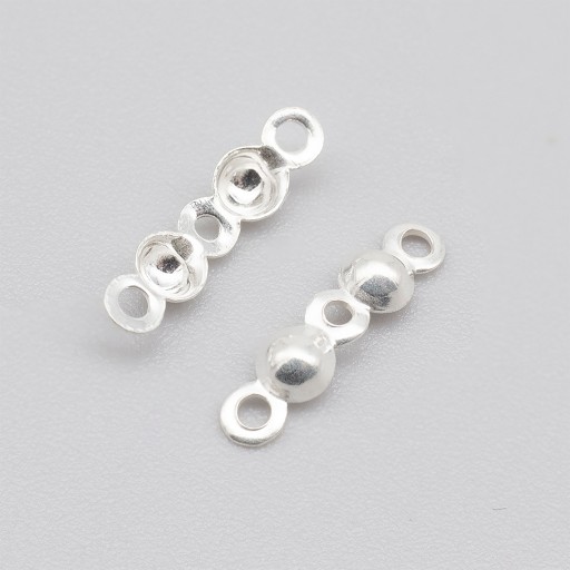 Strieborné 925 lapače Hroty Svorky 6,5x3mm 2 ks