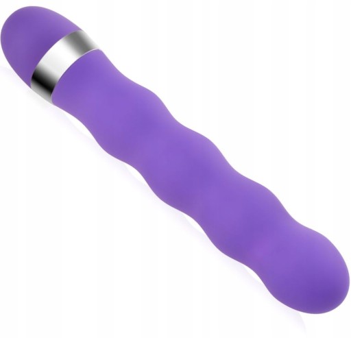 VÝKONNÝ VLNOVANÝ VIBRÁTOR, FIALOVÁ VAGINA ANUS PRE G BOD