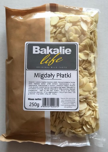 Mandľové lupienky 250 g