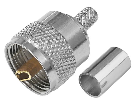 Konektor UHF/UC1 50Ohm nalisovaný na kábli H-155