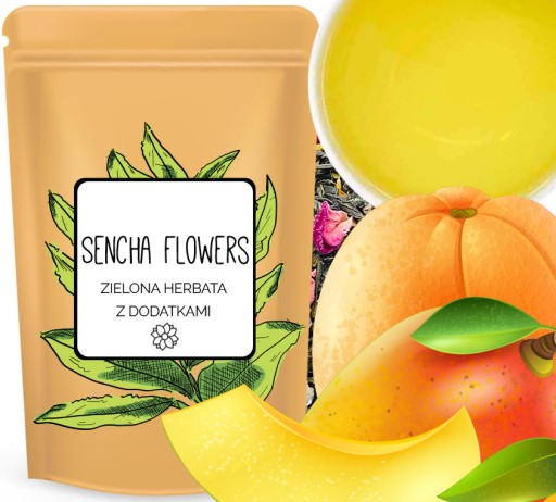 Zelený čaj s jarnými kvetmi plus mango