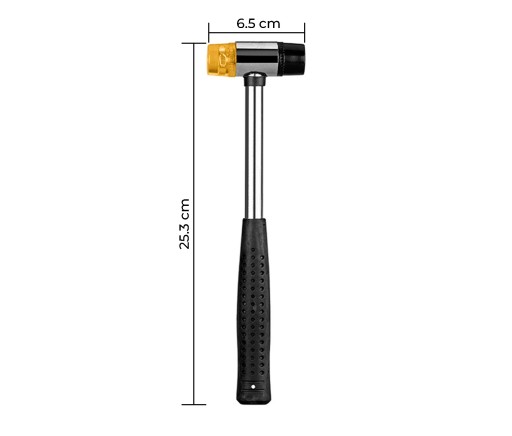 Kladivo na odstraňovanie, vyťahovanie priehlbín, miešanie, opravy PDR 25cm
