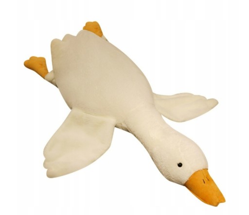 HUSIA PLYŠOVÝ MASKOT, VEĽKÝ VANKÚŠ NA KAČKU, 50CM