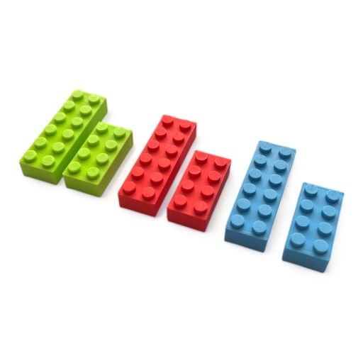 KAJAWIS Sada 6 kociek v štýle Lego 3D ozdoba na tortu EKO ozdoby na tortu