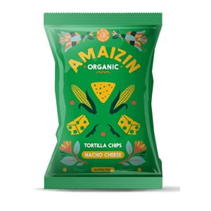 Kukuričné tortilla chipsy, SYR, bezlepkové, BIO, 150 g Amaizin