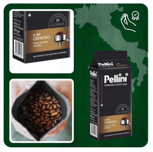 Pellini Espresso n'46 Cremoso 250g mletá káva