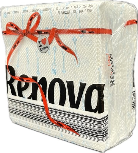 Papierové obrúsky Renova Red Label Deco 70 ks