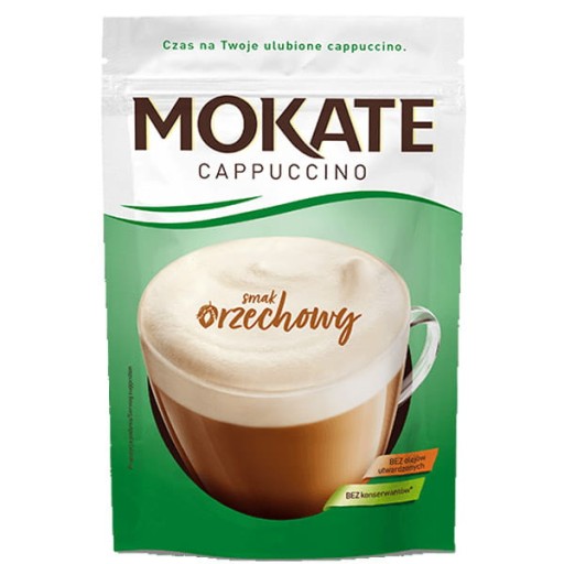 Mokate Cappuccino Orechové vrecko 110g