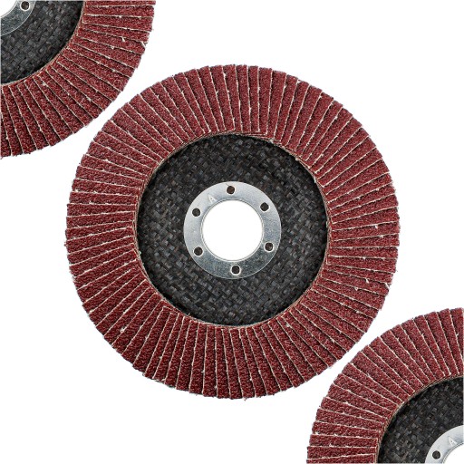 5x KOTOUČ KLAPKY 125 MM P60 DREVENÁ KLAPKA NA BRÚSENIE KOVU BRÚS.