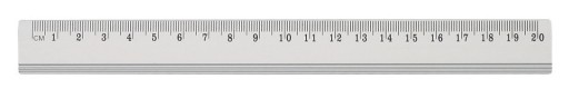 GRAND HLINÍKOVÉ KOVOVÉ PRAVIDLO 20 CM