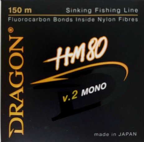 HM80 v.2 MONO vlasec 0,223mm 6,37kg 150m DRAGON