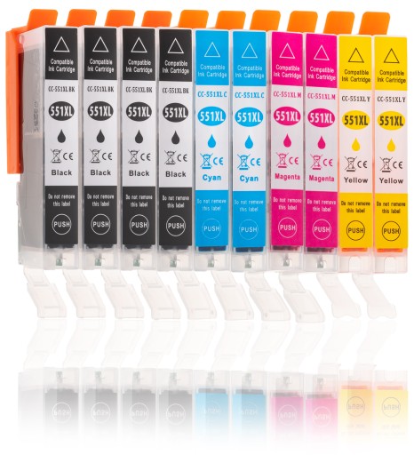 10x XXL atramenty pre Canon Pixma IP7250 MG5650 MG5550