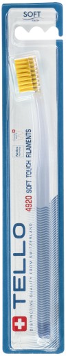 TELLO SOFT 4920 MÄKKÁ ZUBNÁ KEFKA, BLISTER S HRUBÝMI ŠTETINAMI 1 ks.