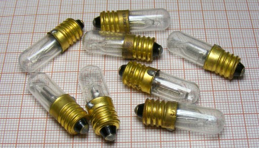 Neónová lampa 220V NW3565 závit E10 POLAM - cena za 2 kusy