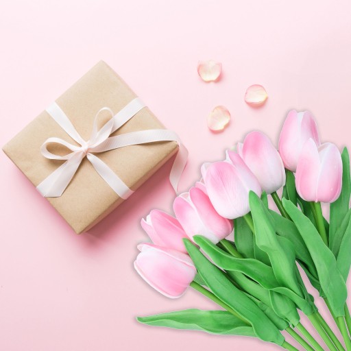TULIPS TULIPSOVÁ KYTICA umelé živé kvety do vázy na Veľkú noc