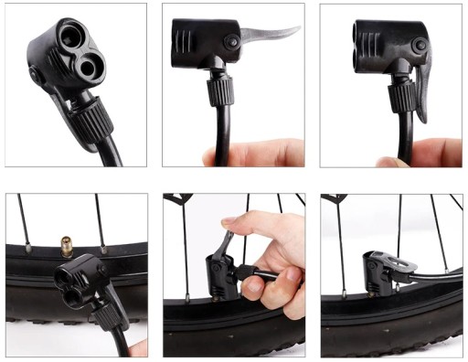 NOŽNÁ AUTOPUMPA NA BICYKEL S TLAKOMEROM