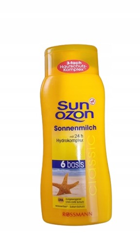 SUN OZONE CLASSIC KRÉM NA OPAĽOVANIE 6 SPF 200ml