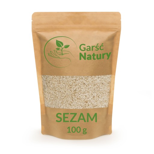 SEZAMOVÉ SEMIENKY Biele lúpané SEMENÁ KVALITA 100g Čisté